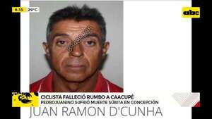 Ciclista sufre muerte súbita durante su trayecto a Caacupé - ABC Noticias - ABC Color