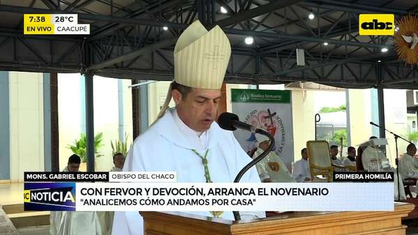 Novenario Caacupé: obispo cuestiona “vida principesca” de los políticos - ABC Noticias - ABC Color