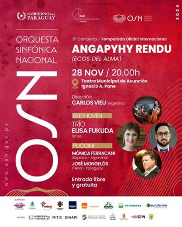 Concierto de la Sinfónica Nacional con obras de Beethoven y Puccini - .::Agencia IP::.