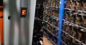 Diario HOY | Allanan granja minera de criptomonedas en Itapúa por uso sospechoso de energía