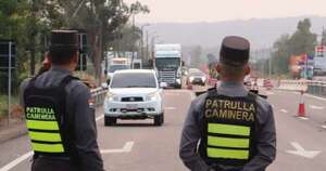 La Nación / Patrulla Caminera desplegó más de 300 agentes para dar cobertura en Caacupé