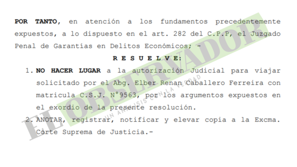 Rechazan pedido para viajar a padre e hijo procesados por millonario perjuicio a comuna de Quyquyhó