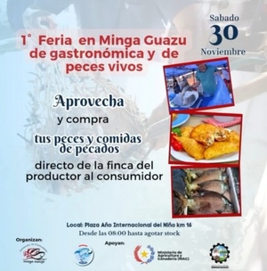 Minga Guazú: preparan primera feria gastronómica de pescado y peces vivos - La Clave