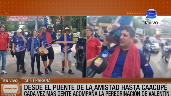 Desde el puente de la Amistad hasta Caacupé