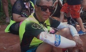 Ciclista fue a cumplir una promesa a la Virgen de Caacupé pero murió por una falla cardíaca