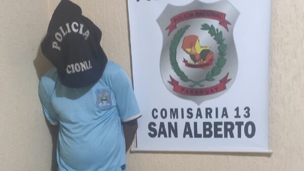 Amenazó con machete a su hermano y fue detenido en San Alberto