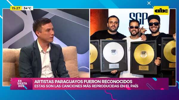 Artistas nacionales fueron reconocidos: estas son las canciones más reproducidas en Paraguay - Ensiestados - ABC Color