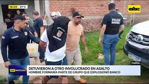 Video: detienen a presunto integrante del grupo que explosionó el banco en Naranjal - ABC Noticias - ABC Color
