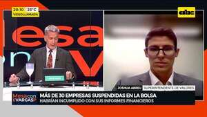 Más de 30 empresas suspendidas en bolsa: “no remitieron en tiempo y forma sus informes” - Mesa de Periodistas - ABC Color
