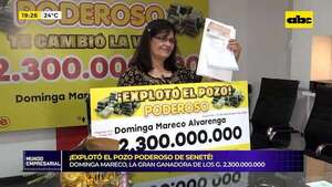 ¡Explotó el pozo poderoso de Seneté!: Dominga Mareco, la gran ganadora de los G. 2.300.000.000 - Mundo empresarial - ABC Color