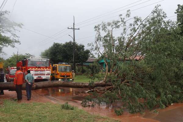 Temporal causó destrozos en Ypané y San Antonio - Nacionales - ABC Color