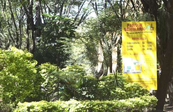 Parque Seminario, cerrado por prevención ante fuertes vientos - Nacionales - ABC Color