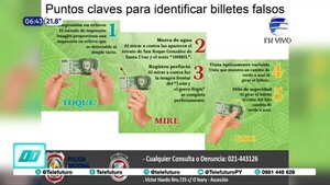 Detectan circulación de billetes falsos de G. 100.000