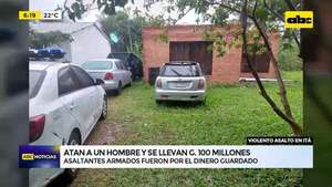 Itá: atan a un hombre y se llevan G. 100 millones - ABC Noticias - ABC Color