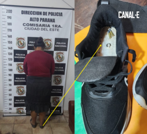 DOÑA QUEDÓ DETENIDA TRAS INTENTAR METER BALAS A LA CARCEL DE CDE