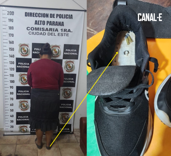 DOÑA QUEDÓ DETENIDA TRAS INTENTAR METER BALAS A LA CARCEL DE CDE