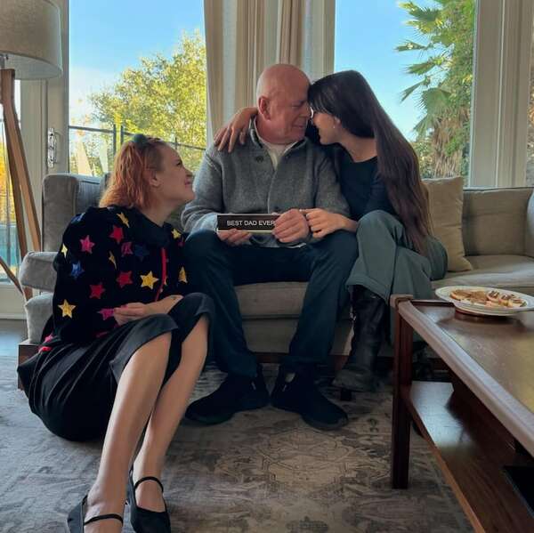 Mirá las conmovedoras imágenes de Bruce Willis el Día de Acción de Gracias - Gente - ABC Color
