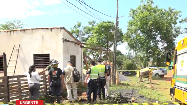Madre e hijos caen a un pozo ciego y uno de los niños fallece en Capiatá