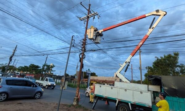 ANDE reportó 61 alimentadores afectados durante el último temporal