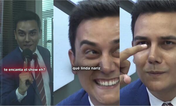 [VIDEO] ¡Mariano López dijo que tocando su nariz tuneada da suerte!
