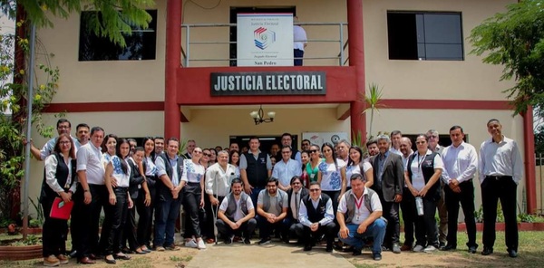 Justicia Electoral habilita Centro Cívico en San Pedro de Ycuamandyyú • RADIO NACIONAL