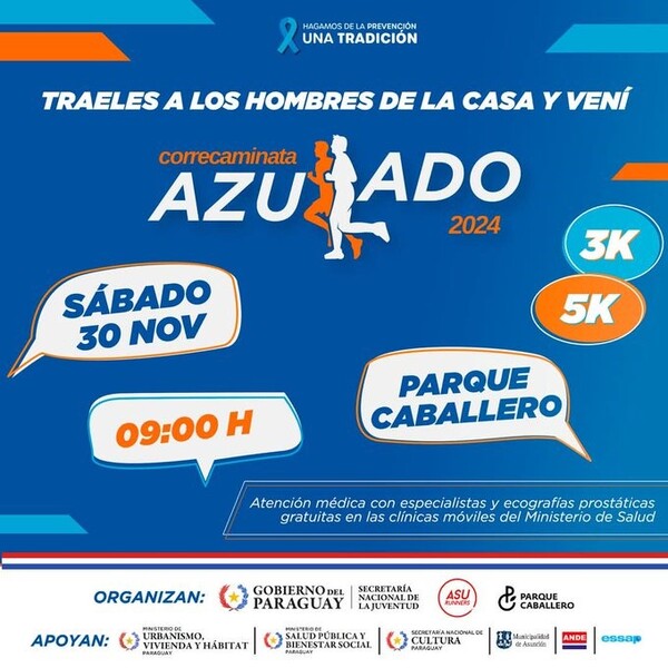 Secretaría Nacional de la Juventud invita a la correcaminata por la prevención • RADIO NACIONAL