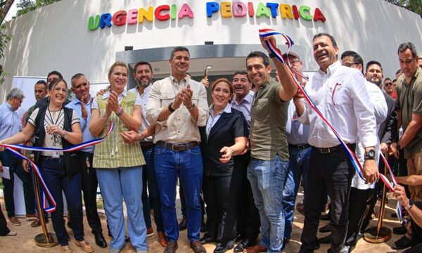 Nuevo pabellón de urgencias pediátricas y servicio de tomografía computarizada en hospital de Caaguazú