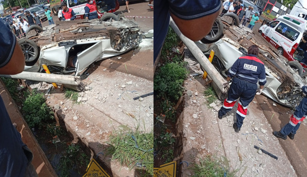 Terrible accidente deja un muerto sobre la Ruta PY06 en Encarnación