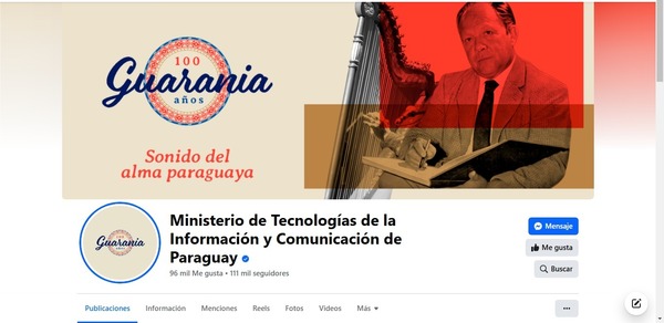 Redes sociales del Estado están en modo Guarania, en espera de declaración de Patrimonio Inmaterial de la Humanidad - .::Agencia IP::.