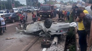 Comerciante libanés muere en un violento choque en Encarnación