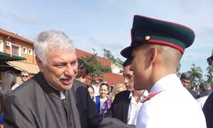 (GALERIA) Oikóma Sub Teniente de Infantería del hijo del expresi Fernando Lugo