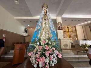 La Virgen Itatí llegó a la Basílica de Caacupé - Nacionales - ABC Color