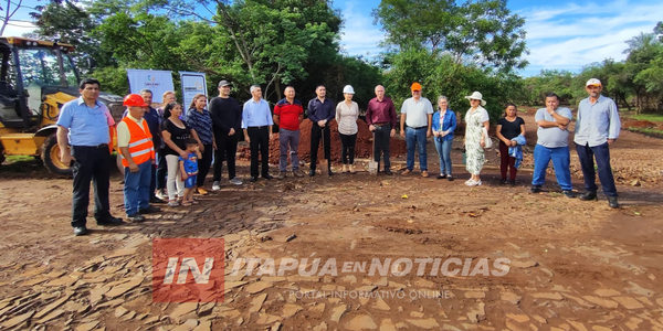 INICIÓ OBRA ASFÁLTICA CAMINO A LA PLAYA DE SAN JUAN DEL PNÁ. - Itapúa Noticias