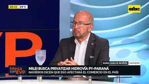 Video: Milei busca privatizar la hidrovía Paraguay- Paraná. - ABC Noticias - ABC Color