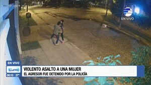 Violento asalto a una mujer en Asunción