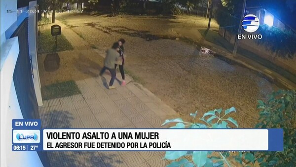 Violento asalto a una mujer en Asunción