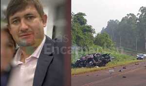 Muere reconocido empresario yerbatero itapuense en accidente en Andresito