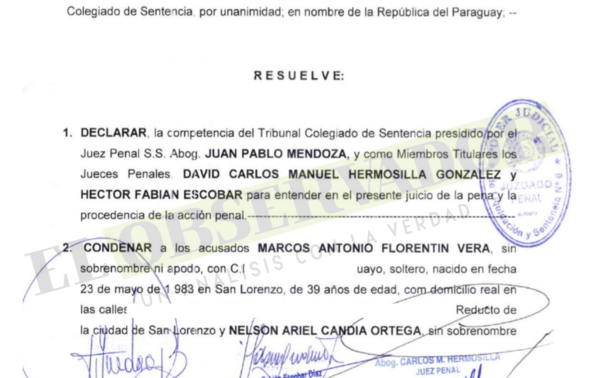 Condenan a tres exempleados de Toyotoshi S.A. por estafa y fraude informático