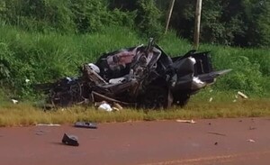 En curva peligrosa de Misiones, Argentina, mueren dos empresarios yerbateros, paraguayo y argentino
