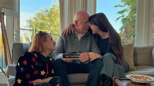 Las conmovedoras imágenes de Bruce Willis junto a sus hijas