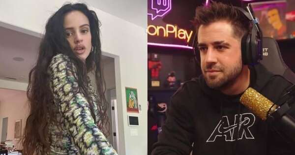 La Nación / AuronPlay y Rosalía despiertan rumores de romance