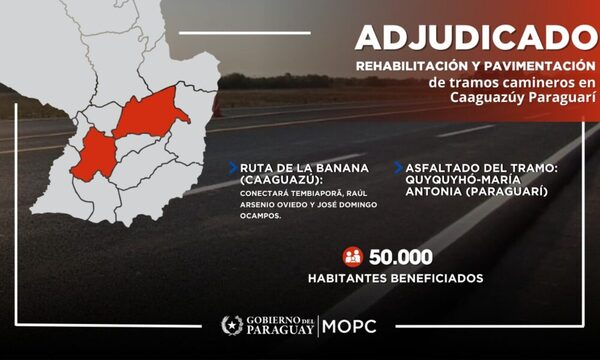 Gobierno Nacional adjudicó obras para la “Ruta de la Banana”