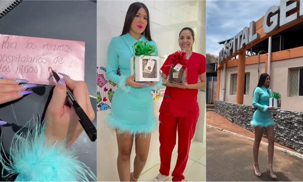 [VIDEO]¡Laurys Dyva donó su pan dulce a un hospital!