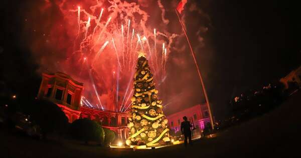 Diario HOY | “Guarania de Navidad”: encienden el árbol en el Palacio de Gobierno