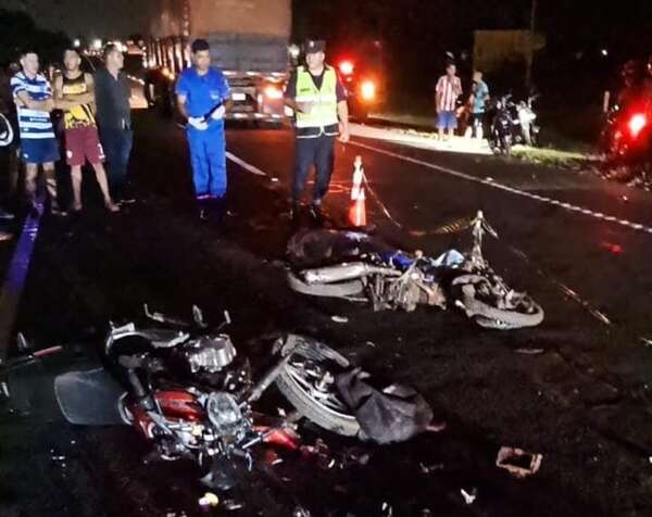 Choque de motocicletas deja un fallecido en Caaguazú - Nacionales - ABC Color