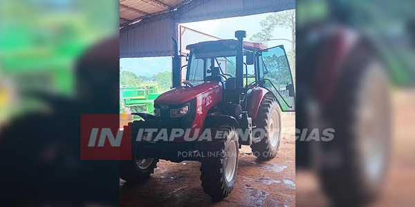 HURTAN GPS DE MÁQUINA AGRÍCOLA EN CAMBYRETÁ - Itapúa Noticias