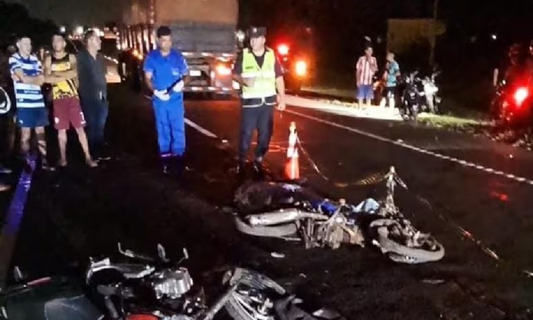 Choque de motocicletas en Caaguazú deja un muerto y un herido grave - OviedoPress