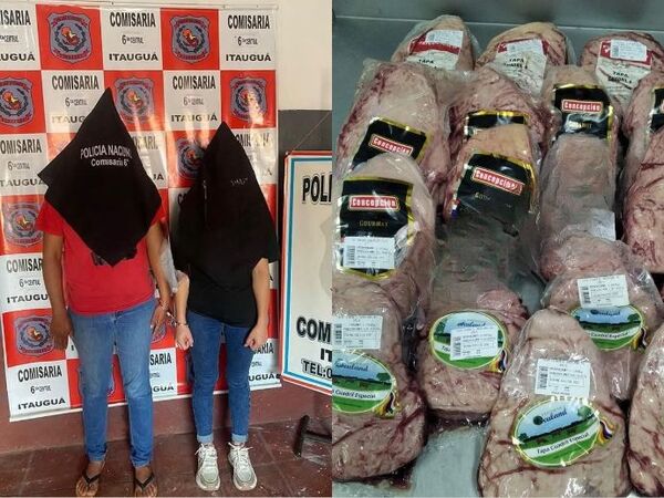 Dos mujeres detenidas por intentar robar carne en un supermercado