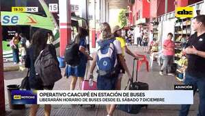 Operativo Caacupé: liberarán horario de buses desde el 7 de diciembre - ABC Noticias - ABC Color