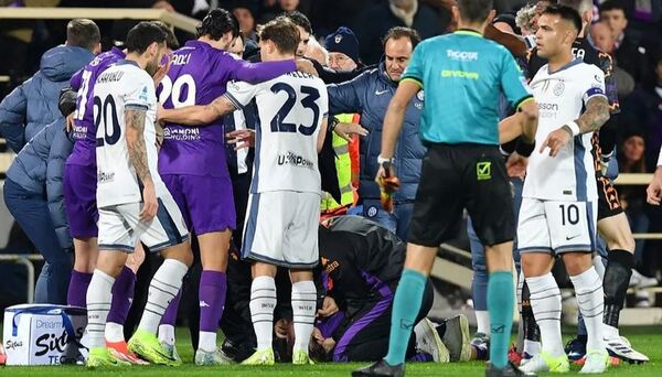Edoardo Bove, en cuidados intensivos y bajo sedación tras desplomarse en el Fiorentina vs Inter